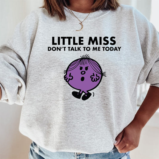 Customizable Little Miss Crew Sweatshirt