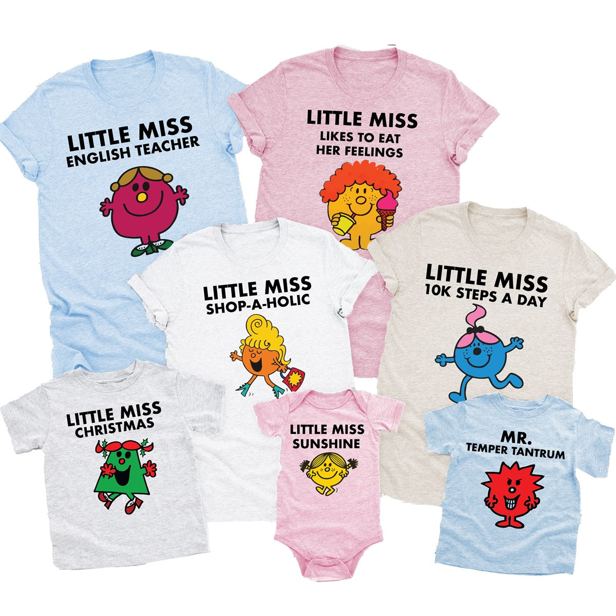 Customizable Little Miss & Mr Tees | Youth and Adult