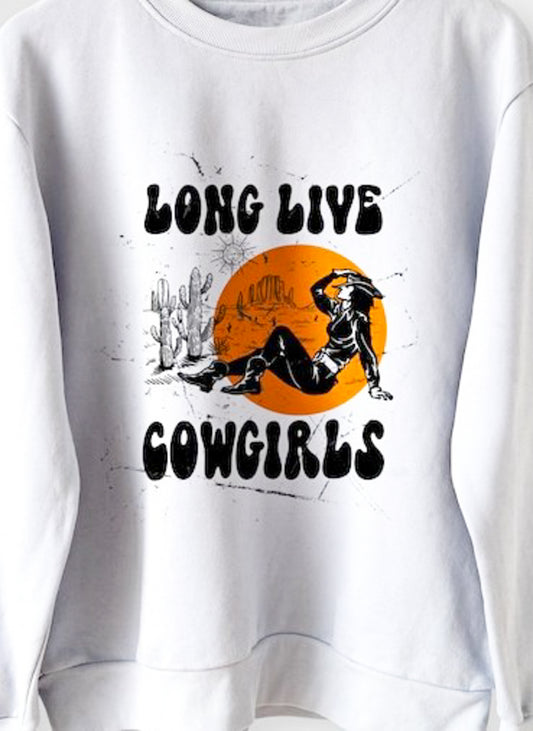 Long Live Cowgirls Crew Sweatshirt