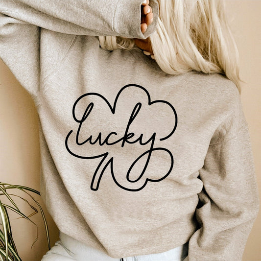 Lucky In Clover Crew Sweatshirt