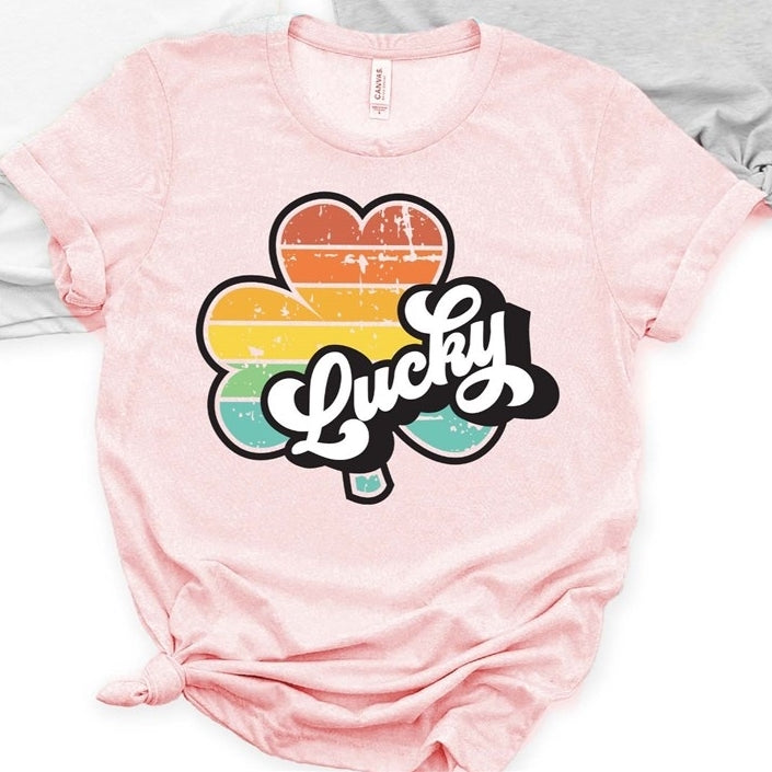 Lucky Retro Clover Tee