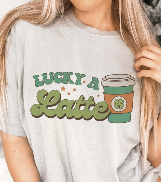 Lucky A Latte Tee