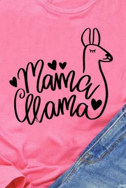 Mama Llama T-Shirt or Crew Sweatshirt