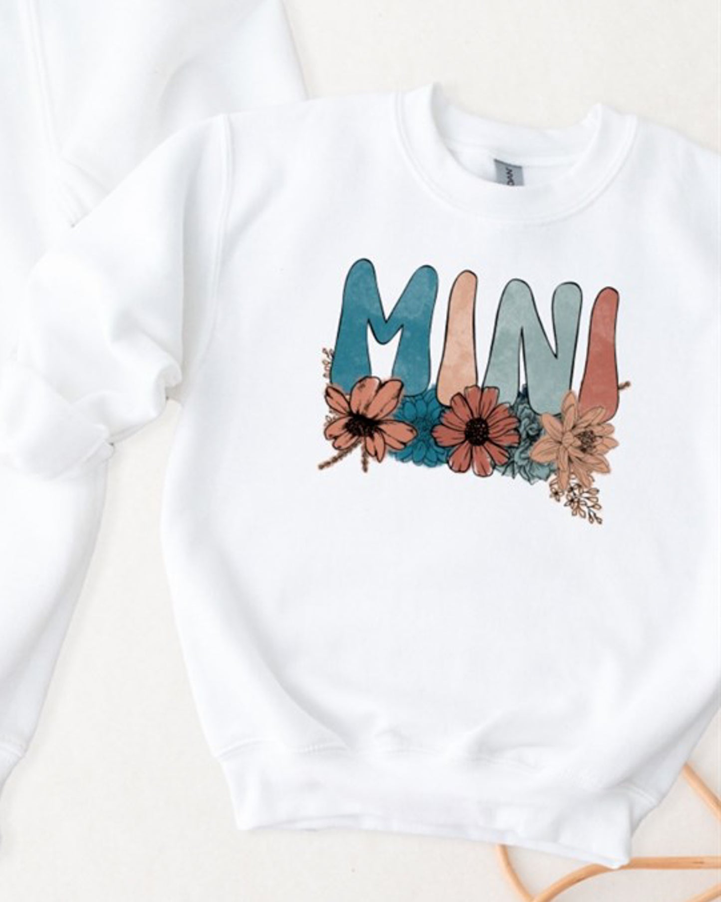 Floral Mini Crew Sweatshirt