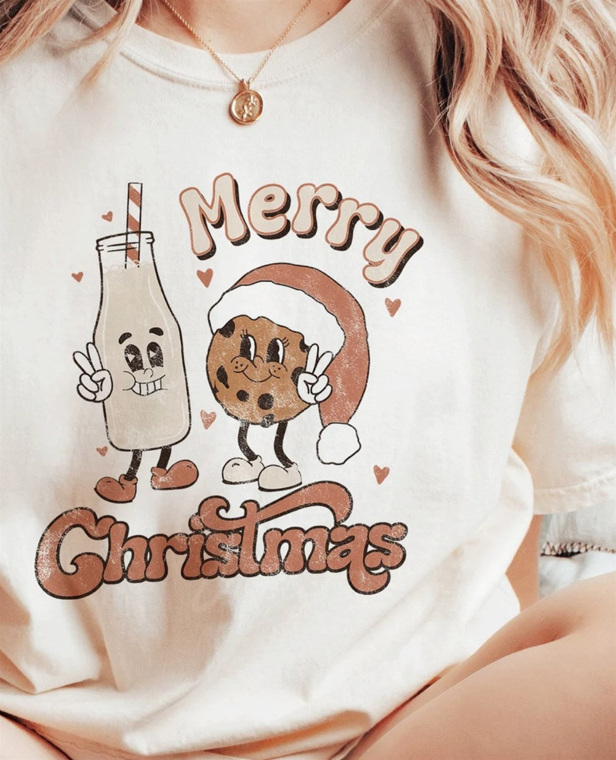 Merry Christmas Milk & Cookie Tee