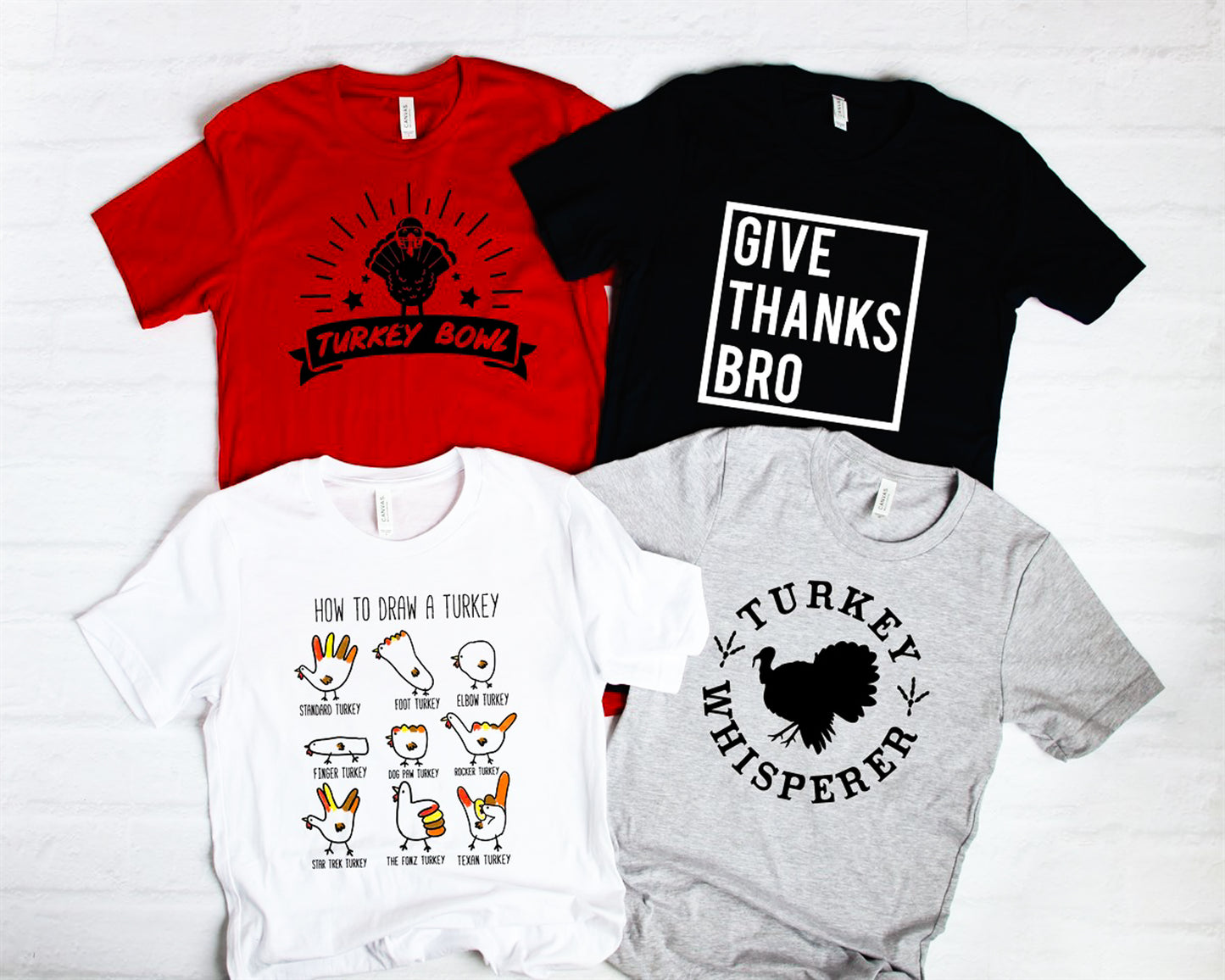 Give Thanks Bro In Square Tee