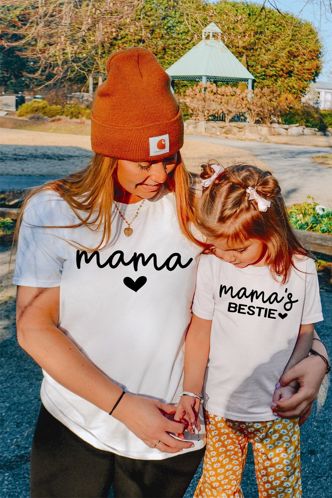 Mama's Bestie With Heart Tee