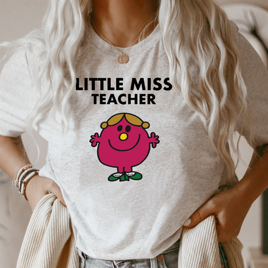 Little Miss Teacher T-Shirt or Crew Sweatshirt