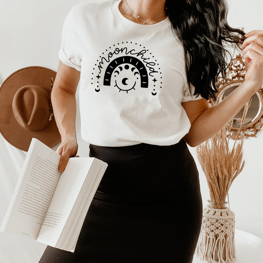 Rainbow Moon Child Tee