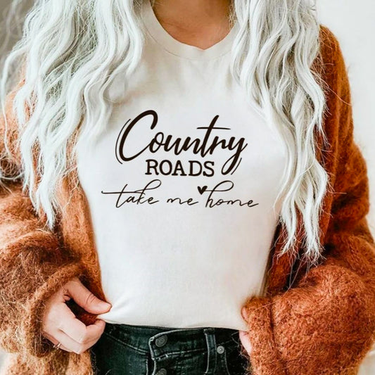 Country Roads Take Me Home T-Shirt or Crew Sweatshirt