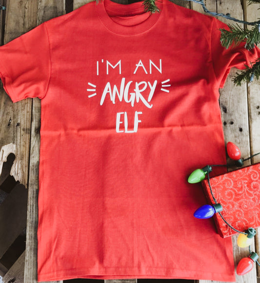 I'm An Angry Elf Tee