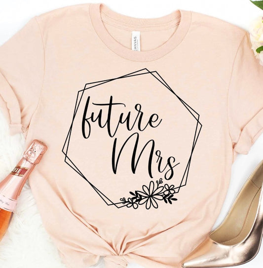 Future Mrs. In Hexagon Tee