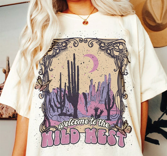 Welcome To The Wild West Desert Scape Tee