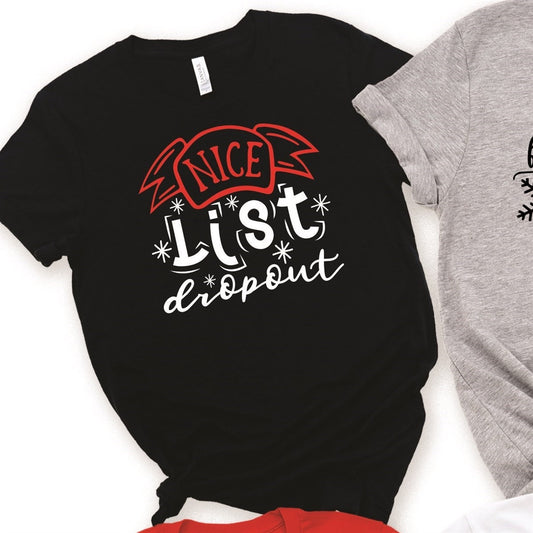 Nice List Dropout Tee