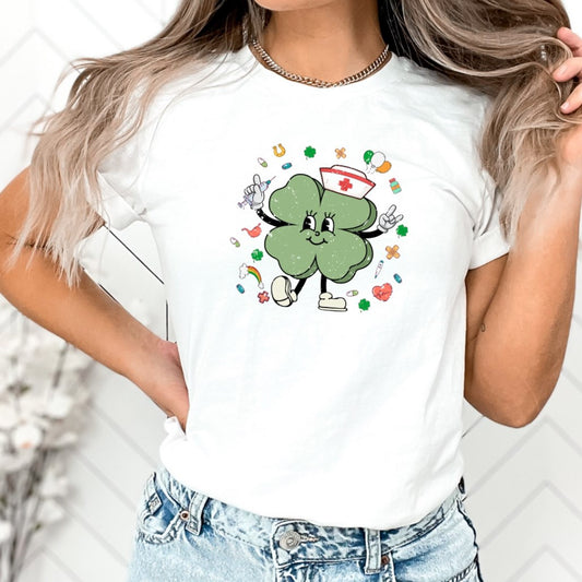 Nurse Things Clover Tee