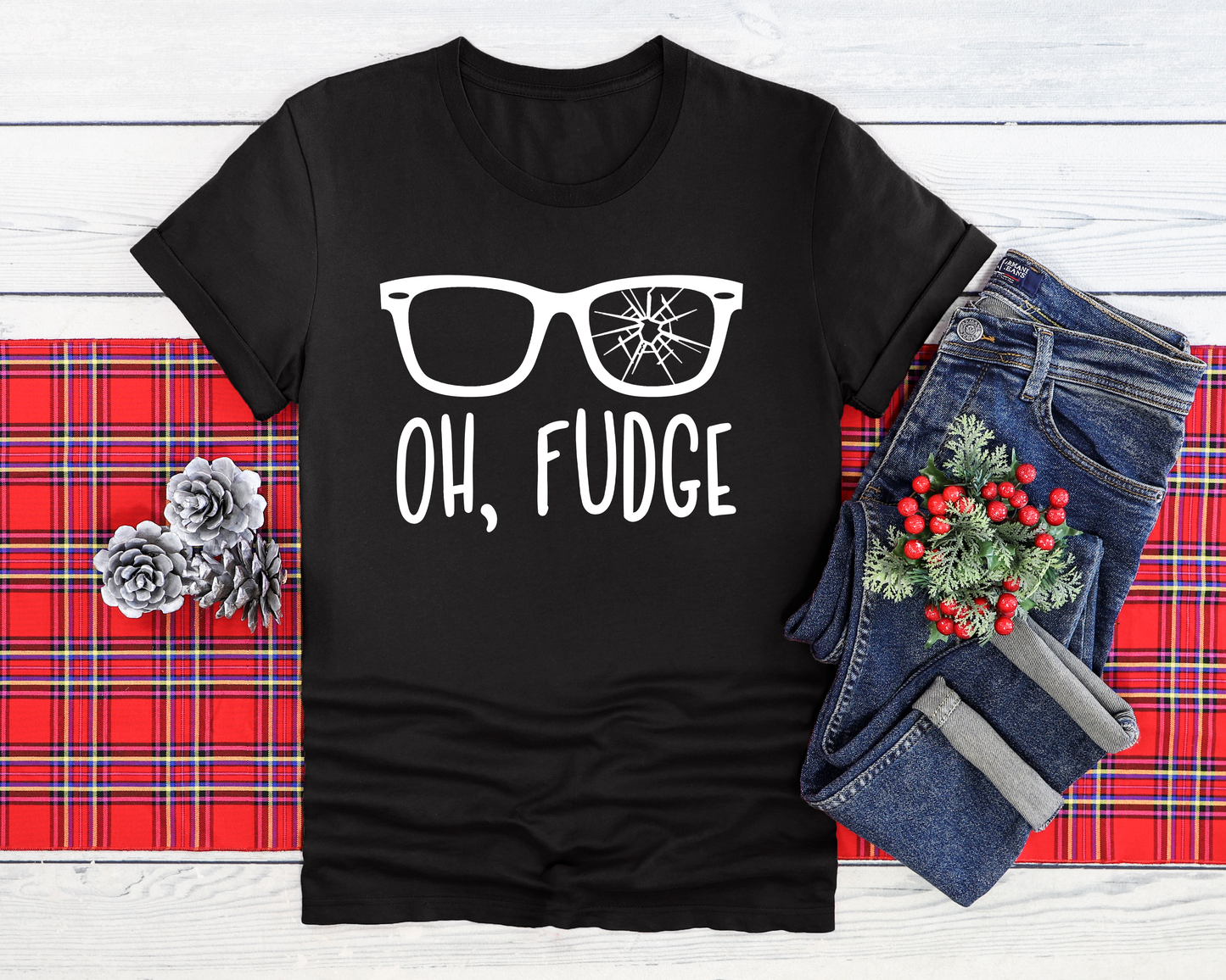 Oh, Fudge Broken Glasses Tee