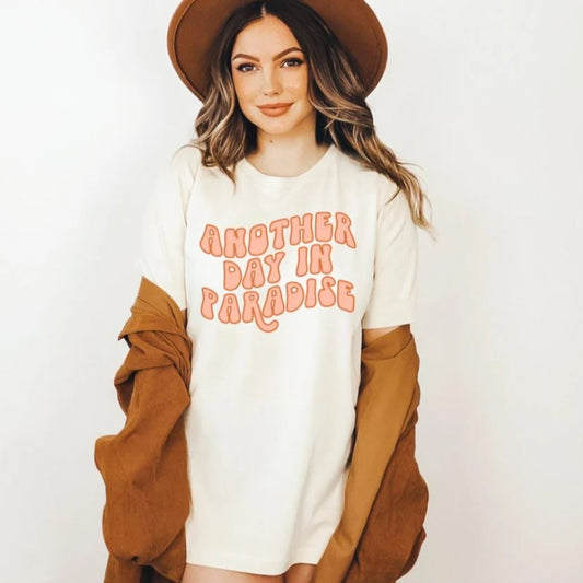Another Day In Paradise Oversized Tee
