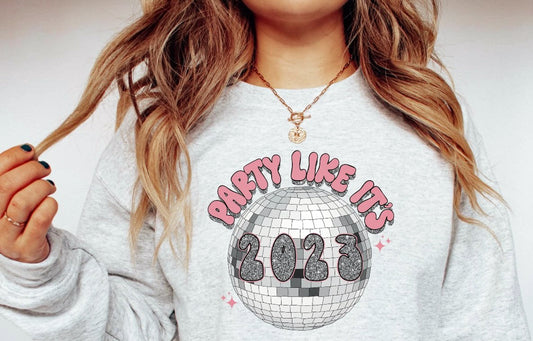 Party Like It's 2023 Crew Sweatshirt