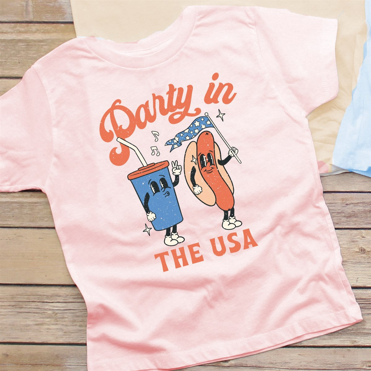Party In The USA Hotdog Tee