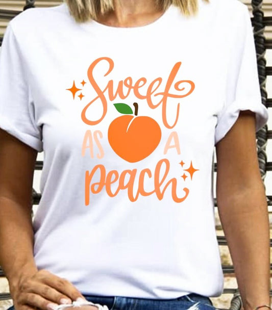 Sweet As A Peach Tee