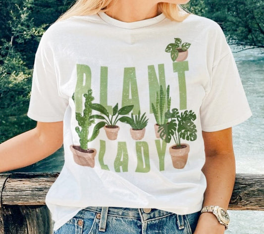 *Plant Lady T-Shirt or Crew Sweatshirt