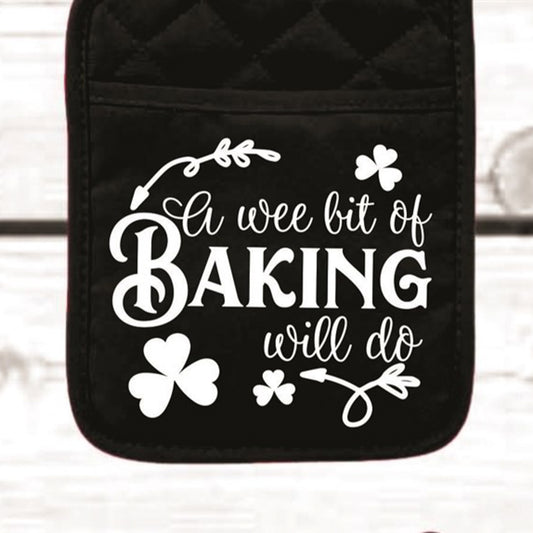 A Wee Bit Of Baking Will Do Potholder