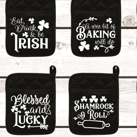 St. Patrick's Day Pot Holders | 2 Pack