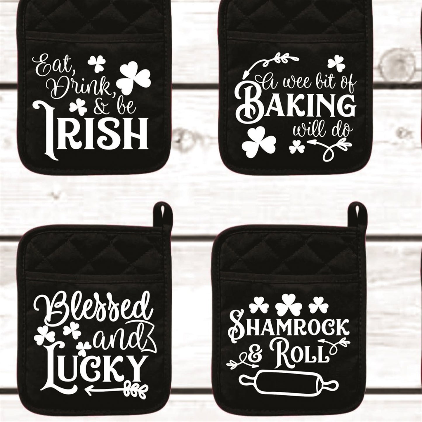 Eat Drink & Be Irish Potholder