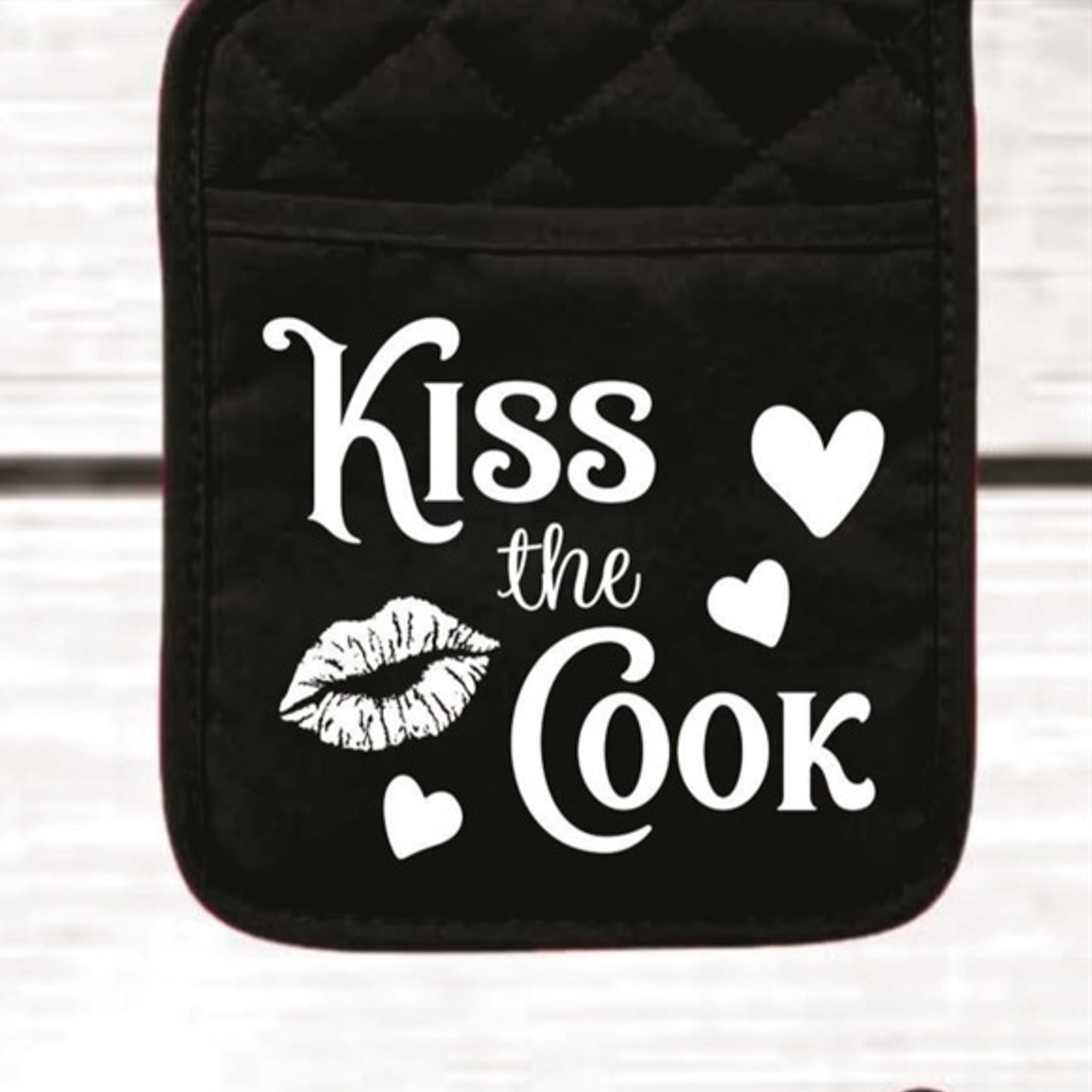 Kiss The Cook Potholder