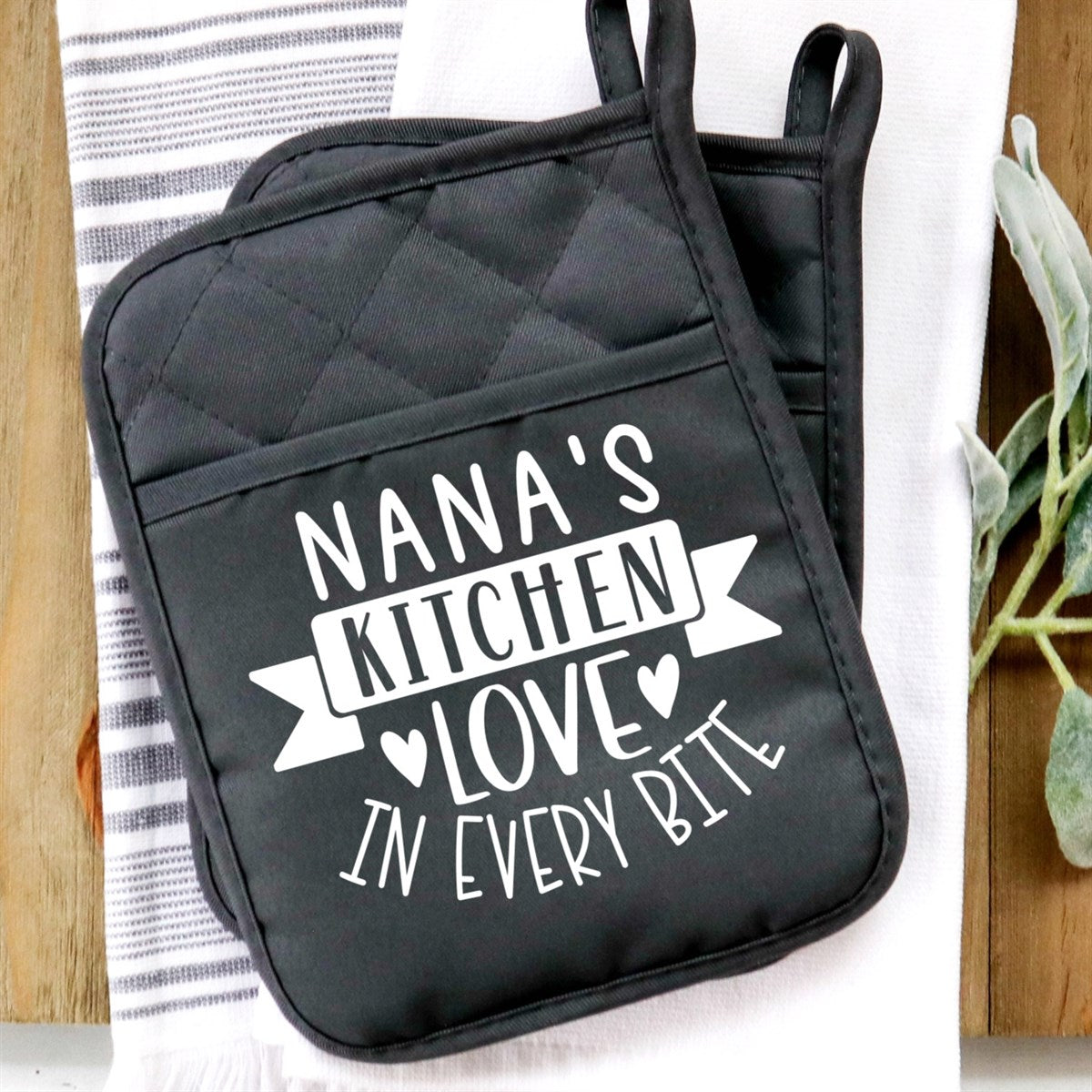 Customized Mother’s Day Potholders | 2 Pack