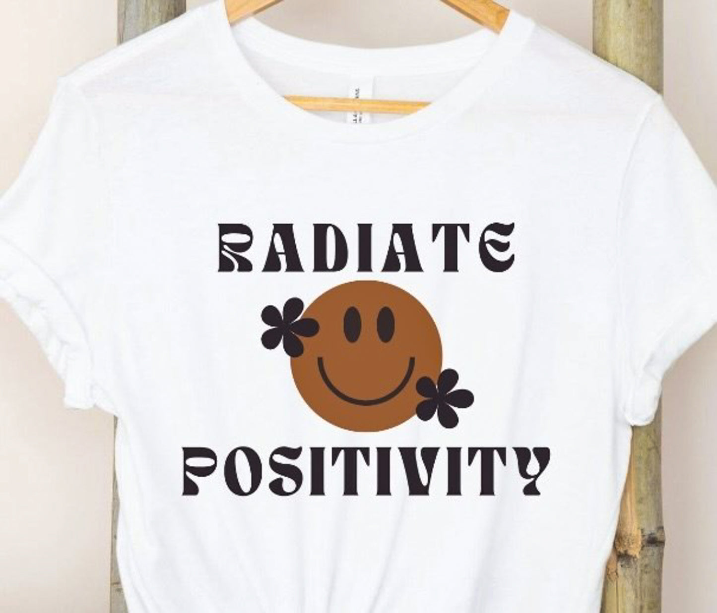 Radiate Positivity Smiley Face Tee