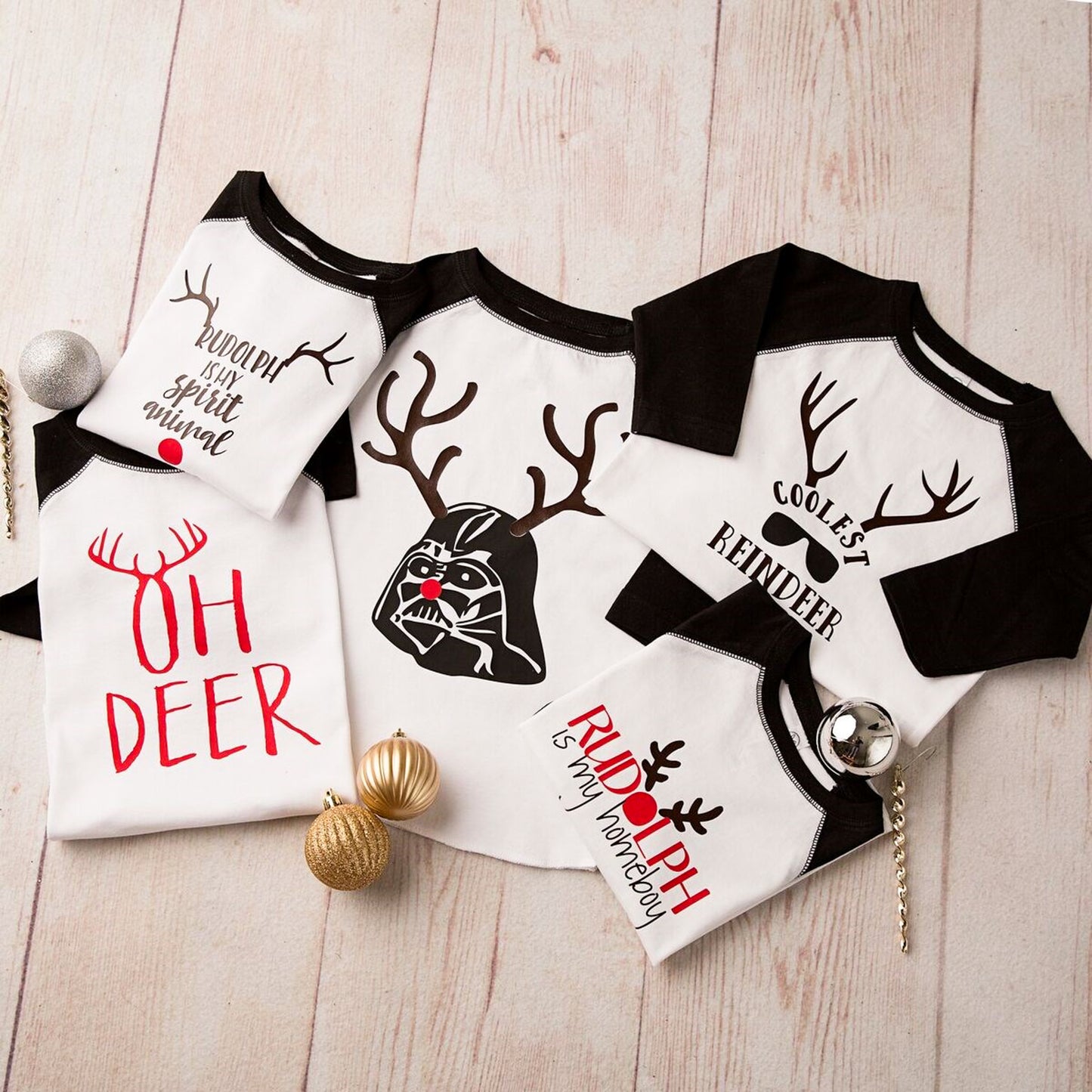 Oh Deer Youth Holiday Raglan