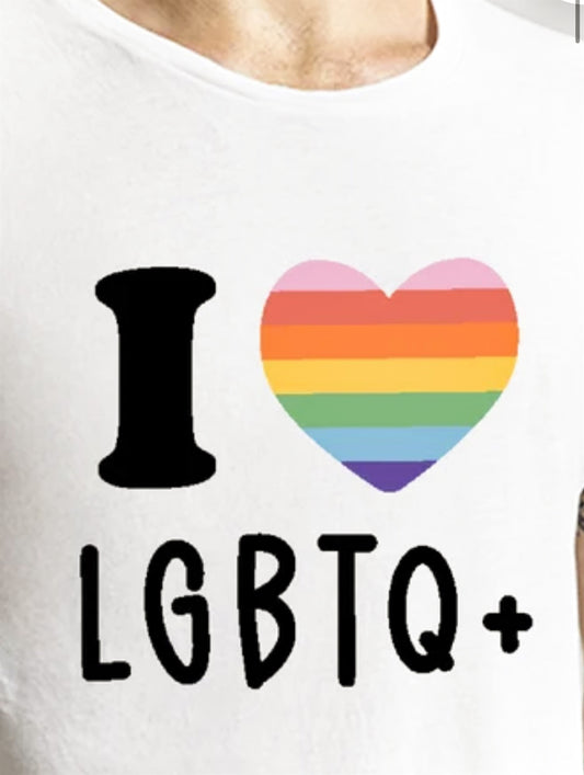 I Love LGBTQ+ Tee