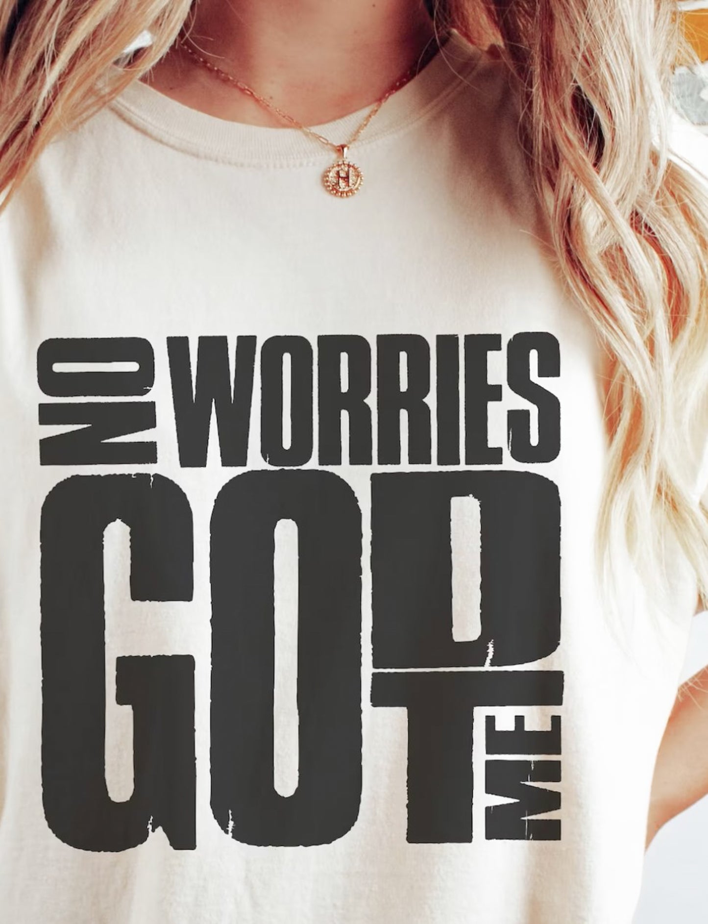 No Worries Gods Got Me Tee