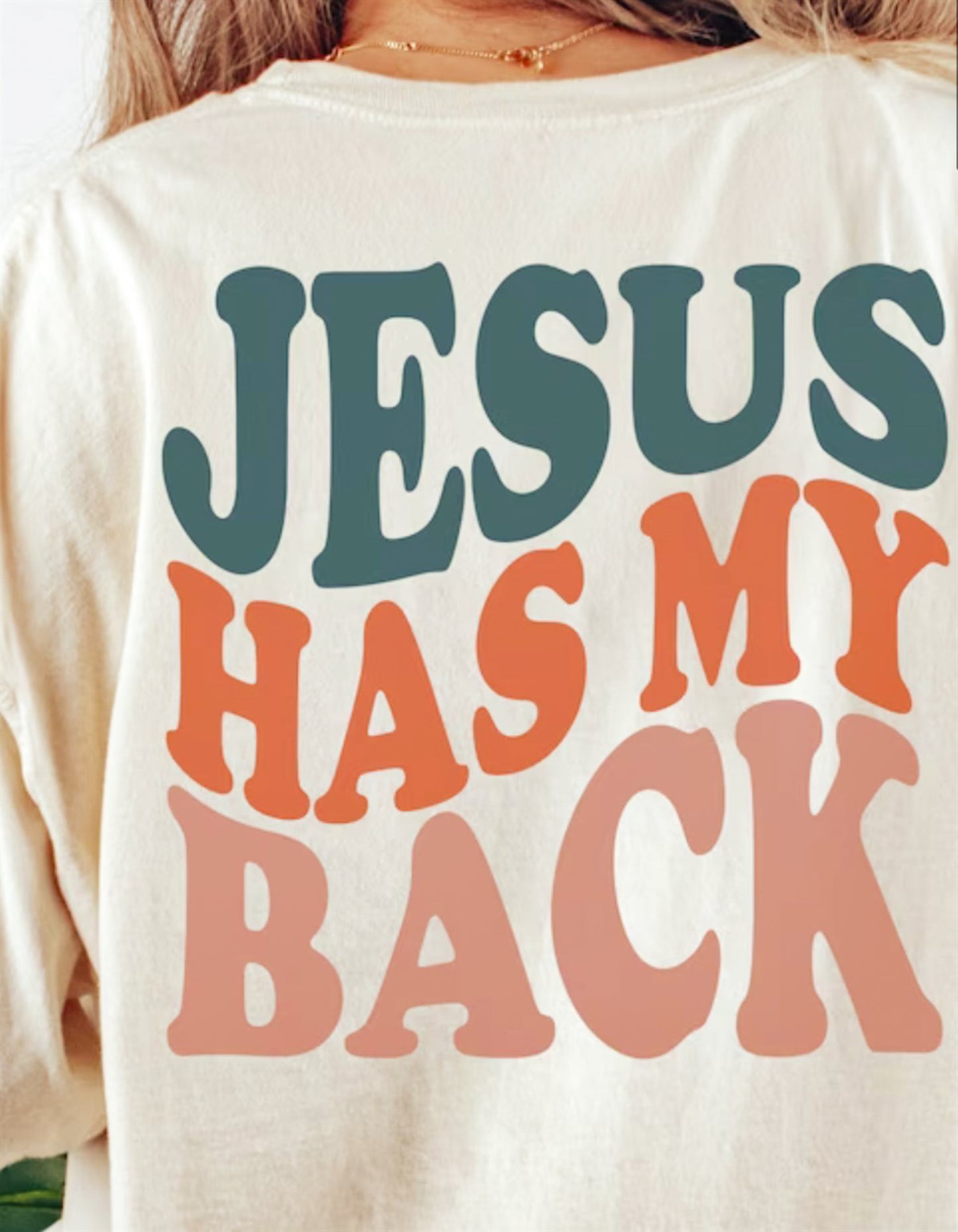 Jesus Has My Back Tee