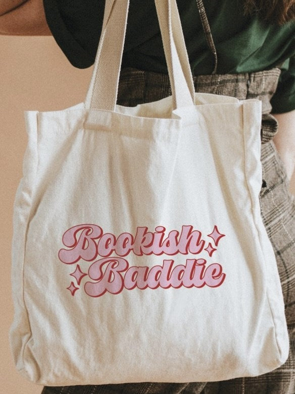 Bookish Baddie Canvas Bag