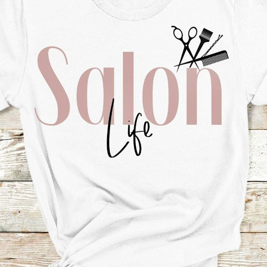 Salon Life With Hair Tools Tee