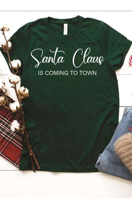 Santa Claus Is Coming To Town Tee