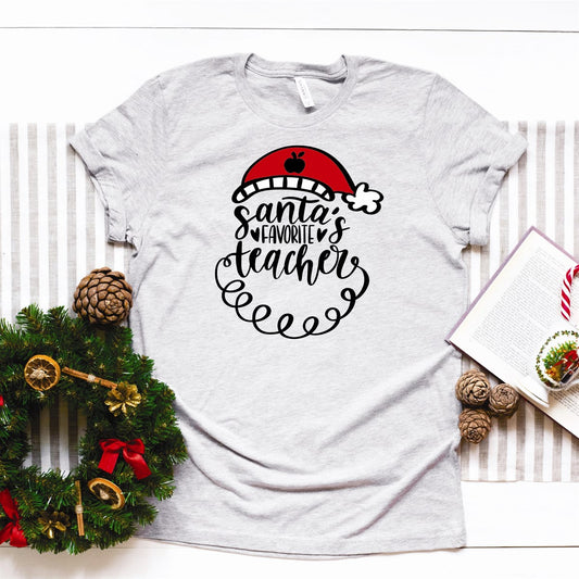 Santa's Favorite Teacher Tee