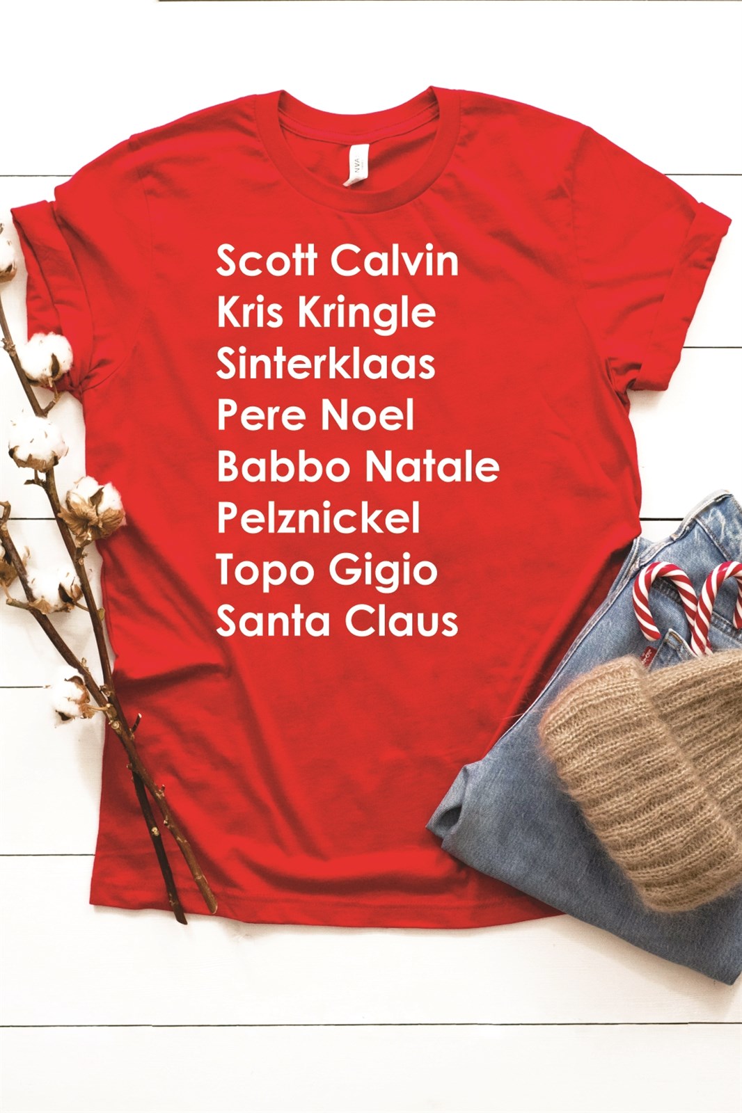 Scott Calvin Kris Kringle SinterKlaas Pere Noel Babbo Natale Tee