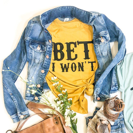 Bet I Won't Tee