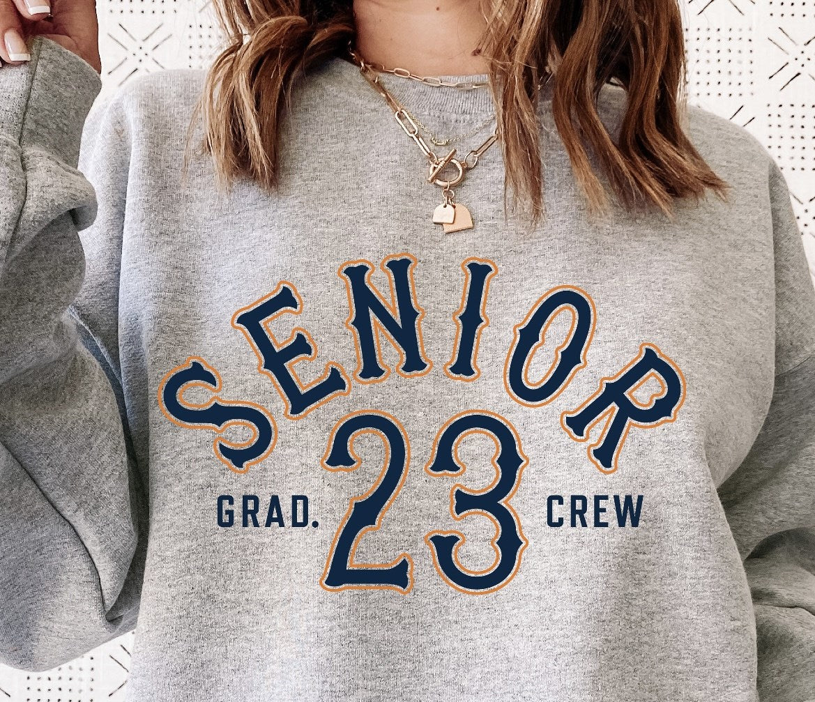 Senior Grad 23 Crew Sweatshirt