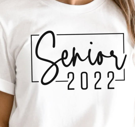 Senior 2022 In Rectangle Tee