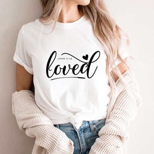 Loved John 3:16 Tee