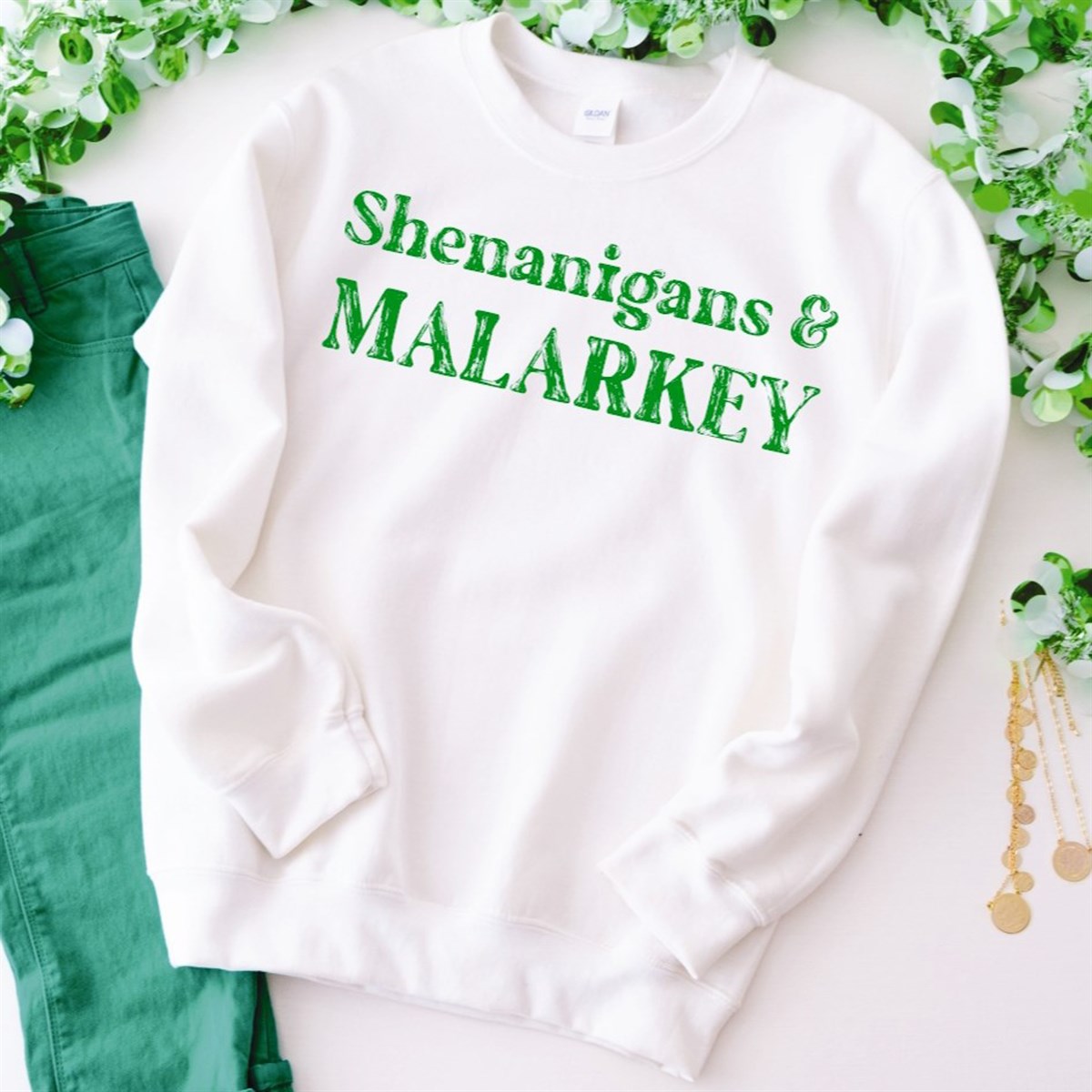 Shenanigans & Malarkey Crew Sweatshirt