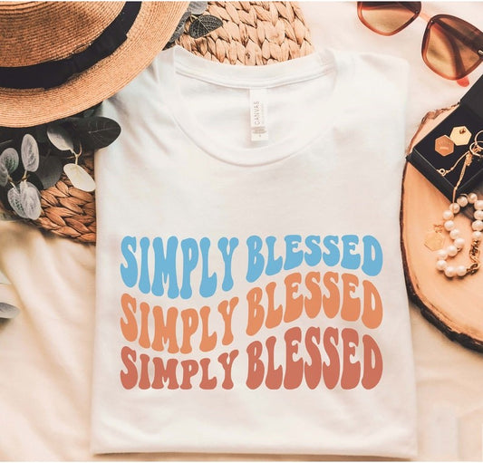Simply Blessed Retro Tee