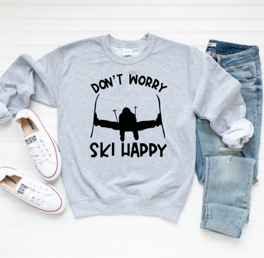 Skiing Crewneck Sweaters
