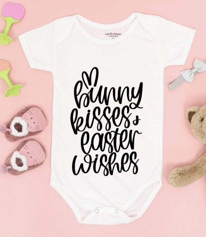 Bunny Kisses & Easter Wishes Bodysuit