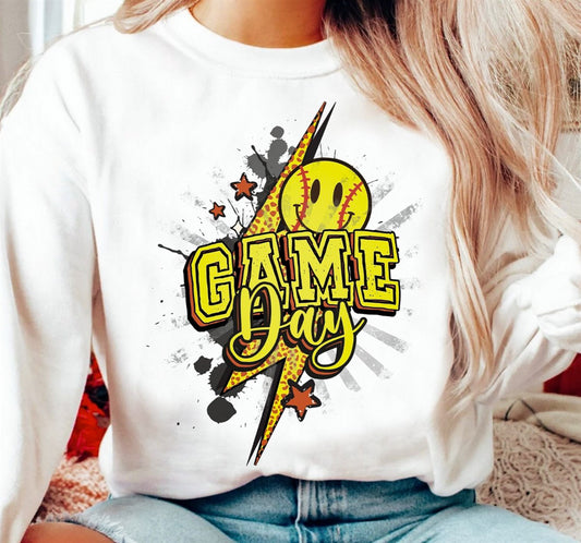 Game Day Softball Crew Sweatshirt