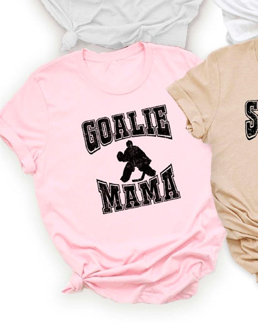 Goalie Mama T-Shirt or Crew Sweatshirt